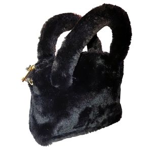 NWOT A New Day Furry Bucket Bag 11 x 10 in
